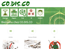 Tablet Screenshot of codisco-congo.com